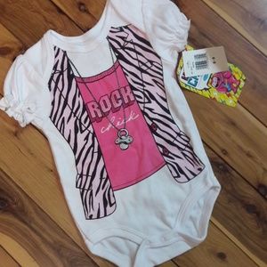 Wild Child One Piece Rock Chick, 6-9 months